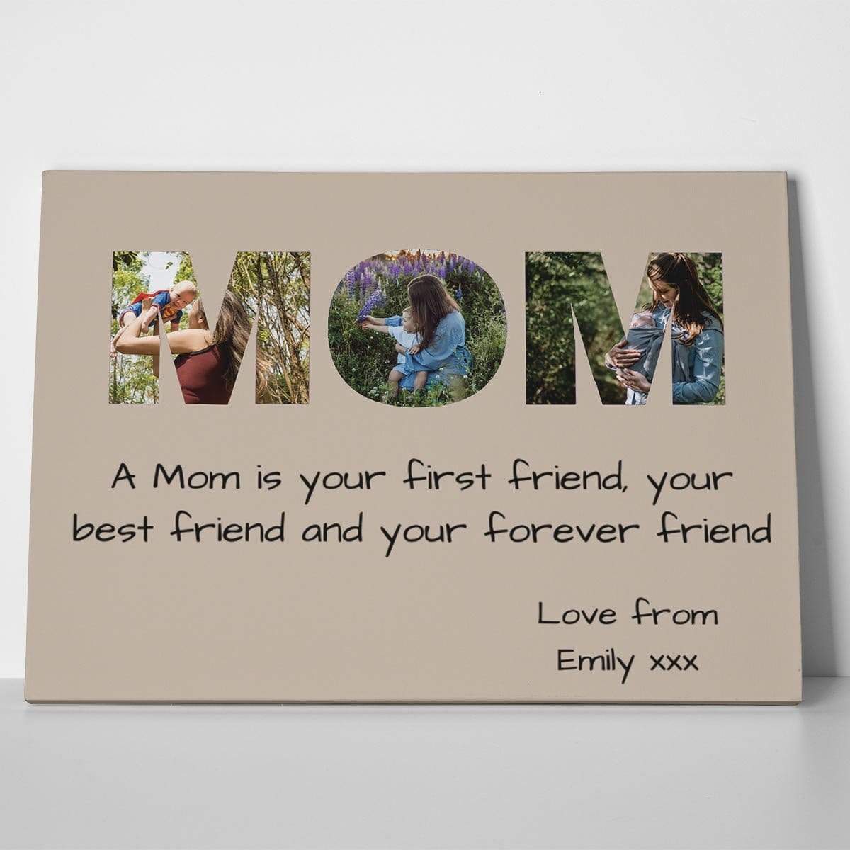 Mum Photo Canvas Print